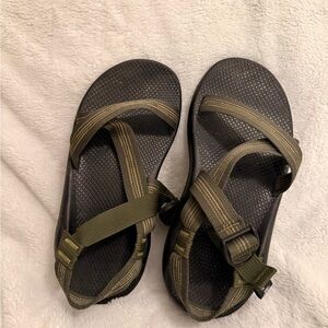 Chaco Olive and Black Sandals